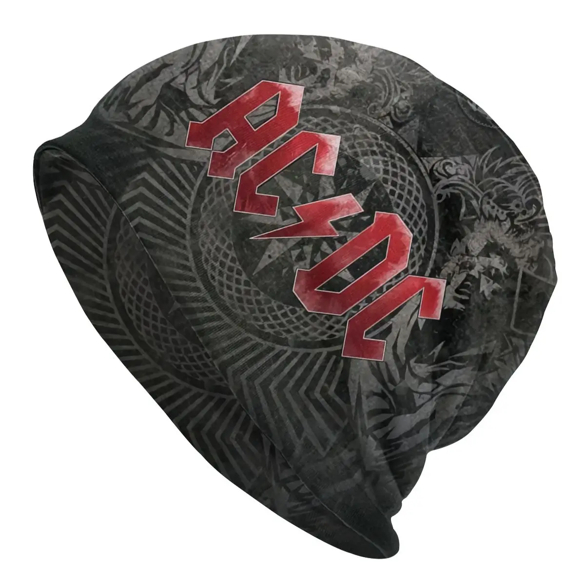 

AC DC Heavy Metal Music Slouchy Beanie Hats Men Women Australian Rock Band Cool Knitting Skullies Beanies Caps for Outdoor Ski