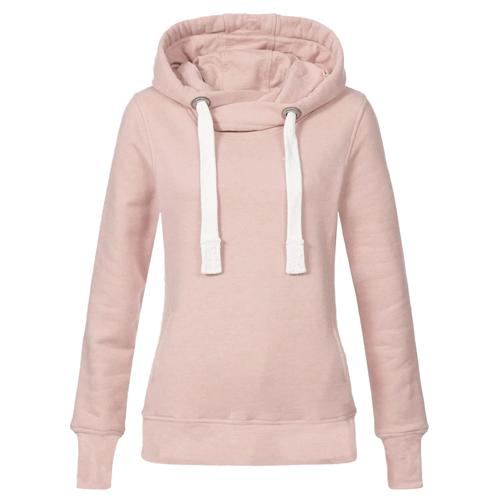 

Женская толстовка с капюшоном, модные женские однотонные толстовки с напуском, толстовка, Повседневная плотная блузка, топ для девушек