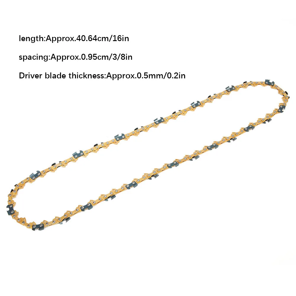 

59 Links Chainsaw Chain 16 Inch Carbide Chainsaw Saw Chain Blade Carbide Replacement Chainsaw Parts For Electric Chain Saws