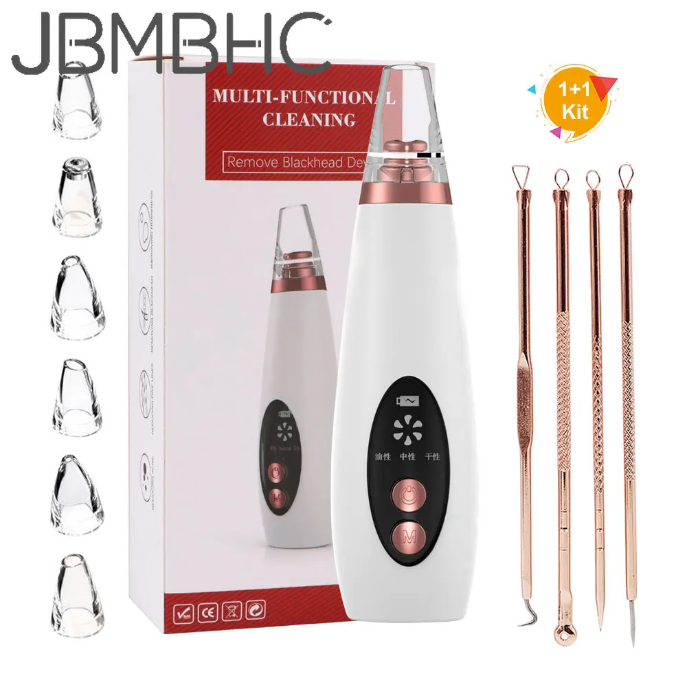 Vacuum Blackhead Remover Face Acne Black Spots Black Dot Remover Vacuum Clear Skin Pore Cleaner Black Head Extractor Skin Care