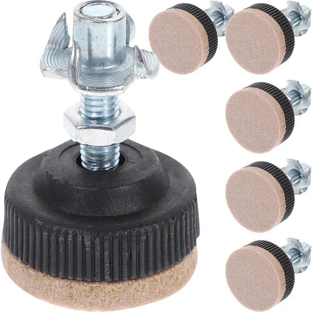 

6 Pcs Chair Foot Pads Adjustable Feet Leveler Furniture Heavy Duty Leveling Levelers