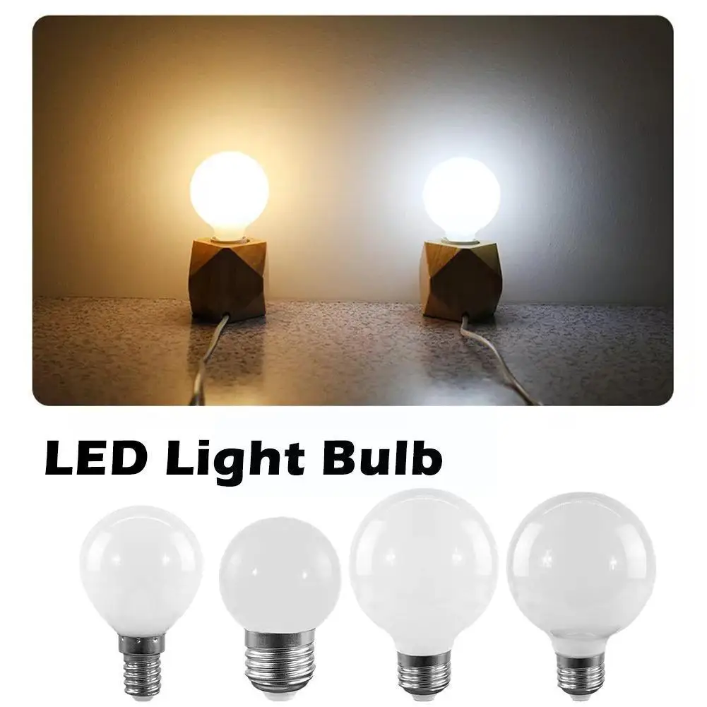 

A60 St64 G80 G95 G125 Milky Glass Bulb E27 5w Edison Cold/warm Ac110v Globe Ball Light Bulb Bulb Lamp Lampada 220v Led C4b6