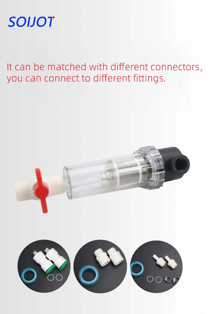 Аквариумный аквариумный полностью прозрачный коллектор отходов дренажный