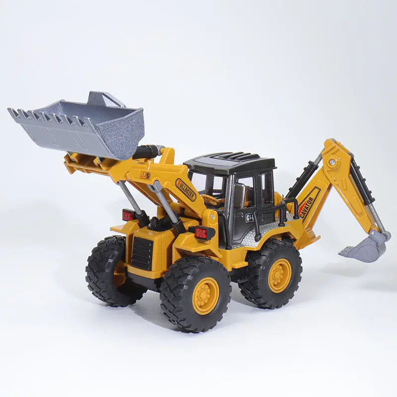 Игрушечный трактор из сплава для мальчиков экскаватор бульдозер детский