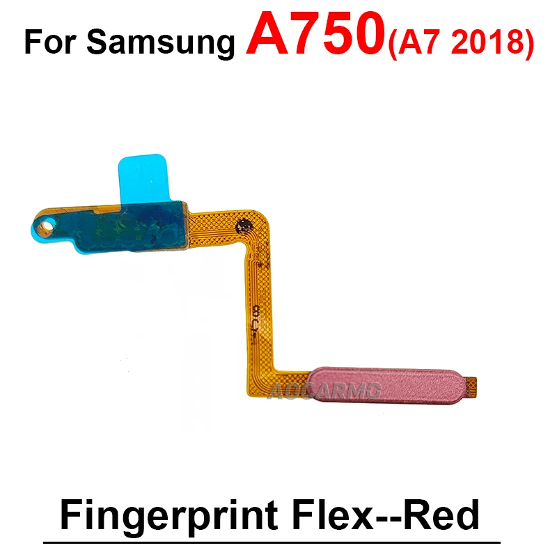 Для Samsung Galaxy A7 2018 A750 отпечаток пальца гибкий кабель Ремонт Запасные части