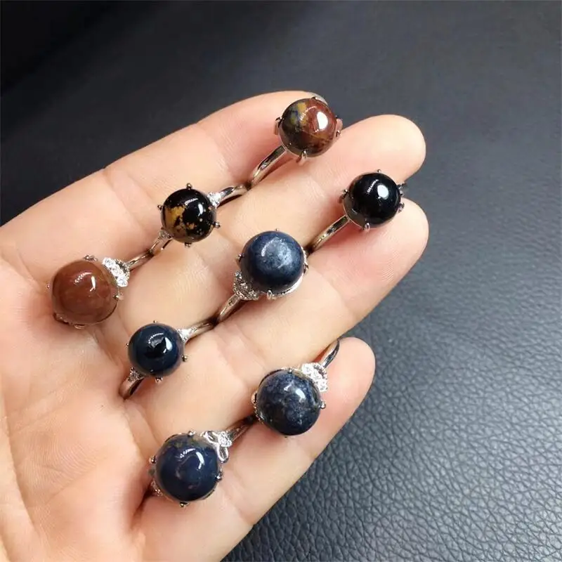 

Luxury S925 Silver Inlaid Peter Stone Ring Wedding Engagement Jewelry For Women Fine Gifts Fine Jewelry 1pcs