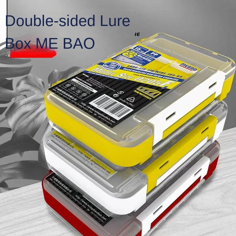 

Same As MEIHO Fishing Accessories Double-sided Waterproof Fishing Hook Fishing Tackle Box Lure Bait Storage Box Plastic Case