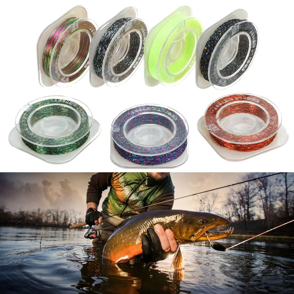 

50 Meters Fishing Rod Building Threading Line Multi-Braided Polyester Line Winding Guide Wrapping Thread Colorful Braided Wire