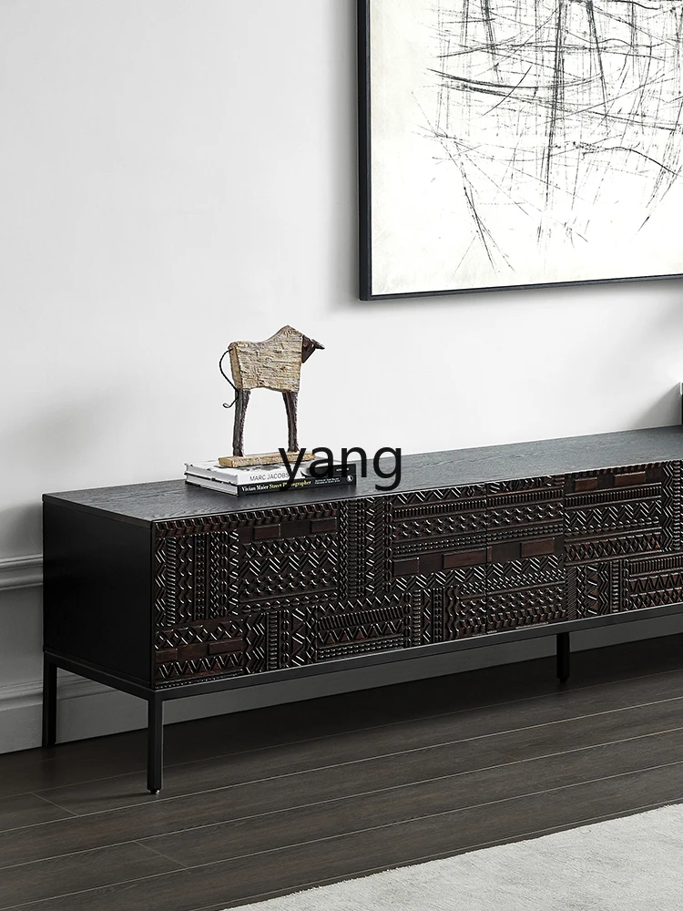 Телевизионный шкаф из цельной древесины оригинальное выражение винтажная