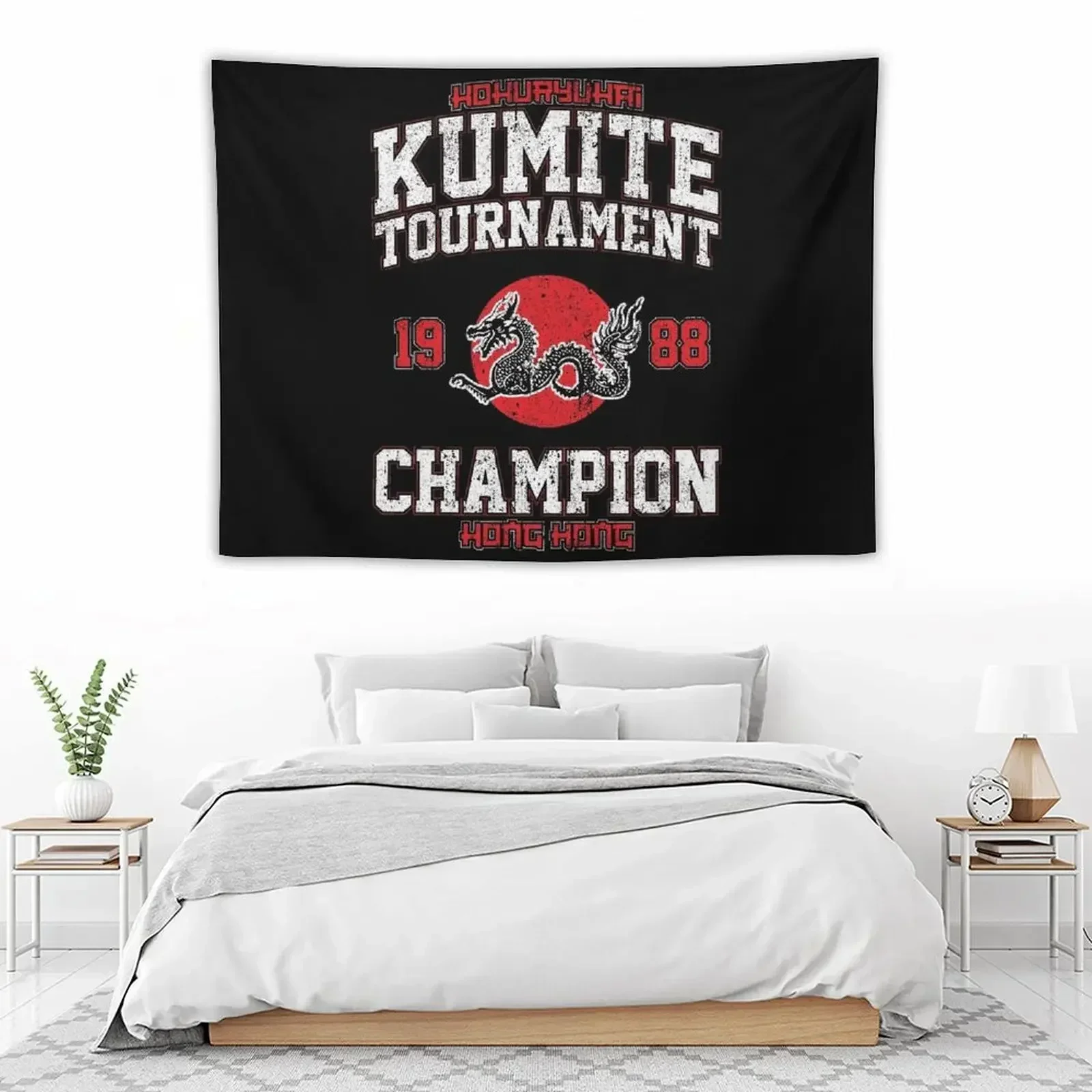 Кумитовый турнир 1988 гобелен с чемпионами украшение для гостиной настенный