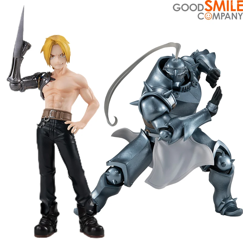 

In Stock Genuine GOOD SMILE COMPANY POP UP PARADE FULLMETAL ALCHEMIST Edward Elric&Alphonse Elric Action Figure Toy