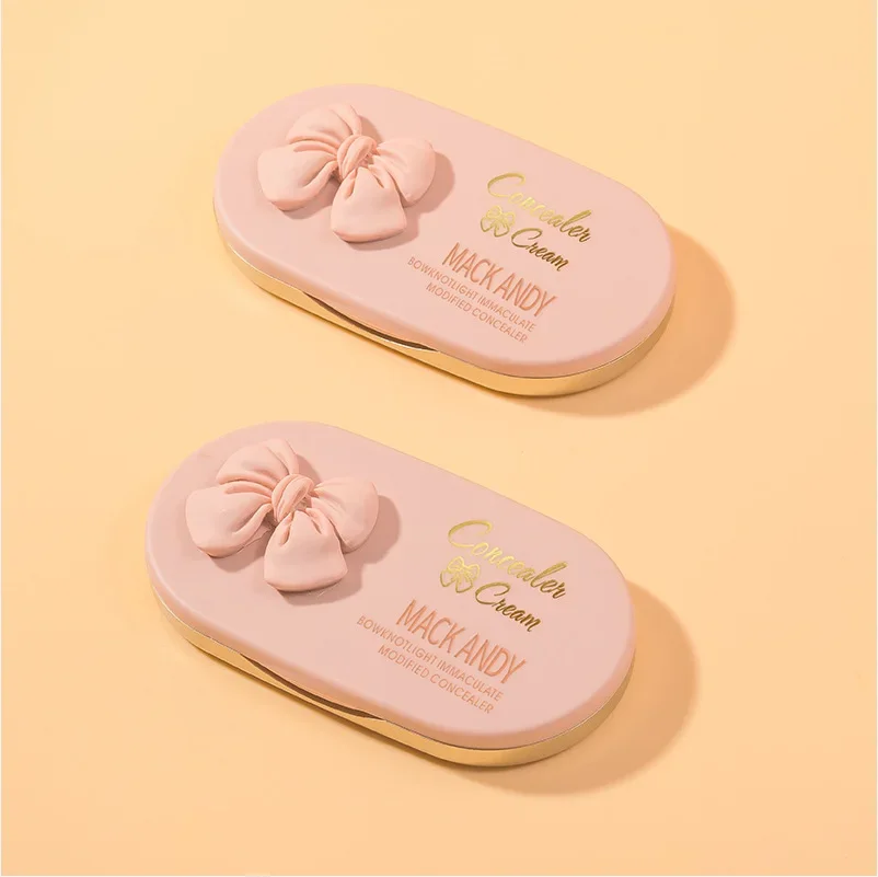 Милый бант 3 цвета корректор крем консилер Контур Макияж Палитра для зрелой кожи