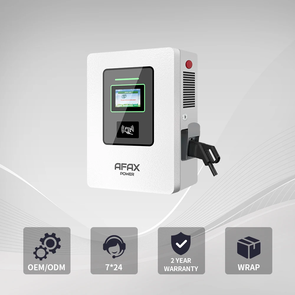 AFAX новый дизайн 30/40 кВт зарядная станция постоянного тока для электромобилей CCS