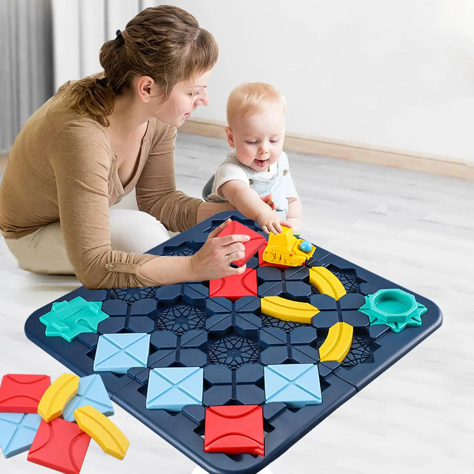

Road Maze Thinking Logical Toy Intelligence Maze Board for Unisex Children