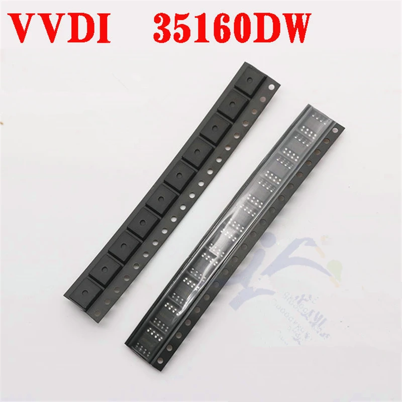 

5pcs/lot VVDI 35160 35160DW M35080 Dashboard Red Dot SOP8 IC Chip No Need Simulator 35160WT M35160D0WT EEPROM CG Pro VVDI Prog