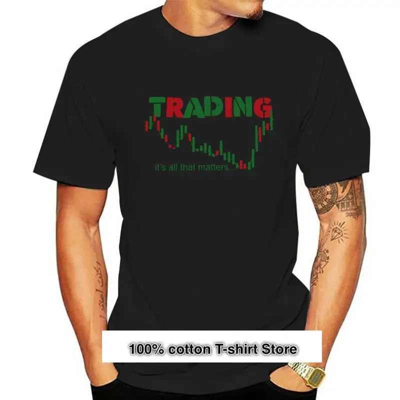 

Camiseta de cuello redondo Harajuku para hombres, camisa de inversión, Mercado de Valores Forex, gráfico de candelabro