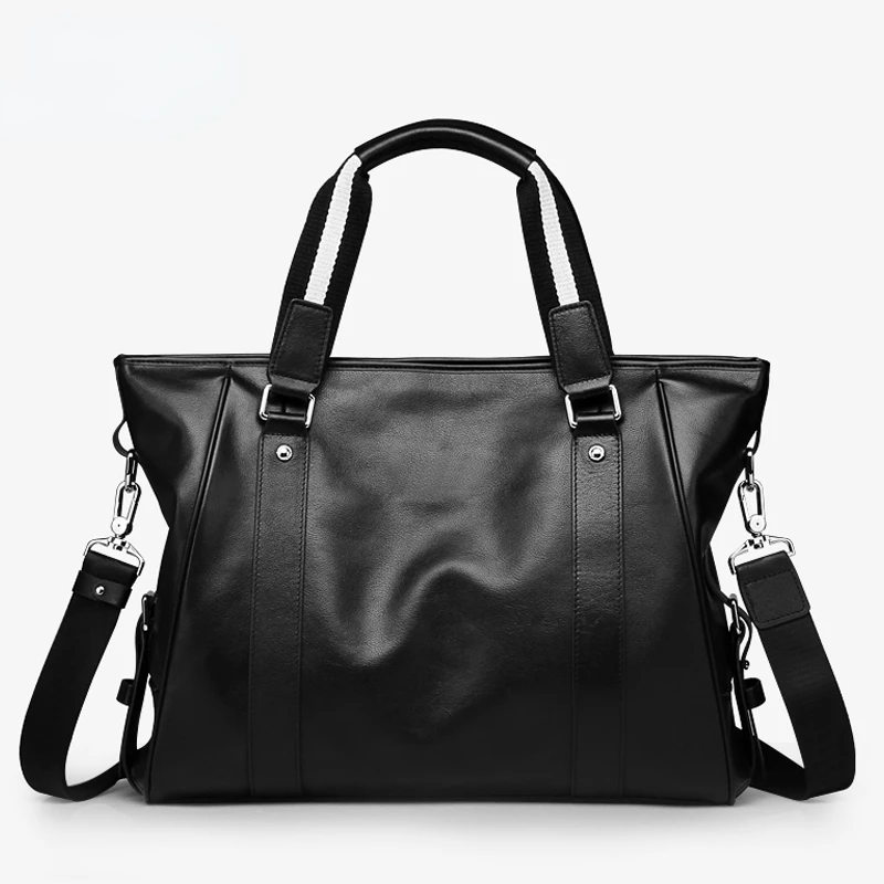 Men's Handbag Men's Real-Leather Bag New Casual Shoulder Crossbody Cowhide Briefcase Bag Fashion Fashion