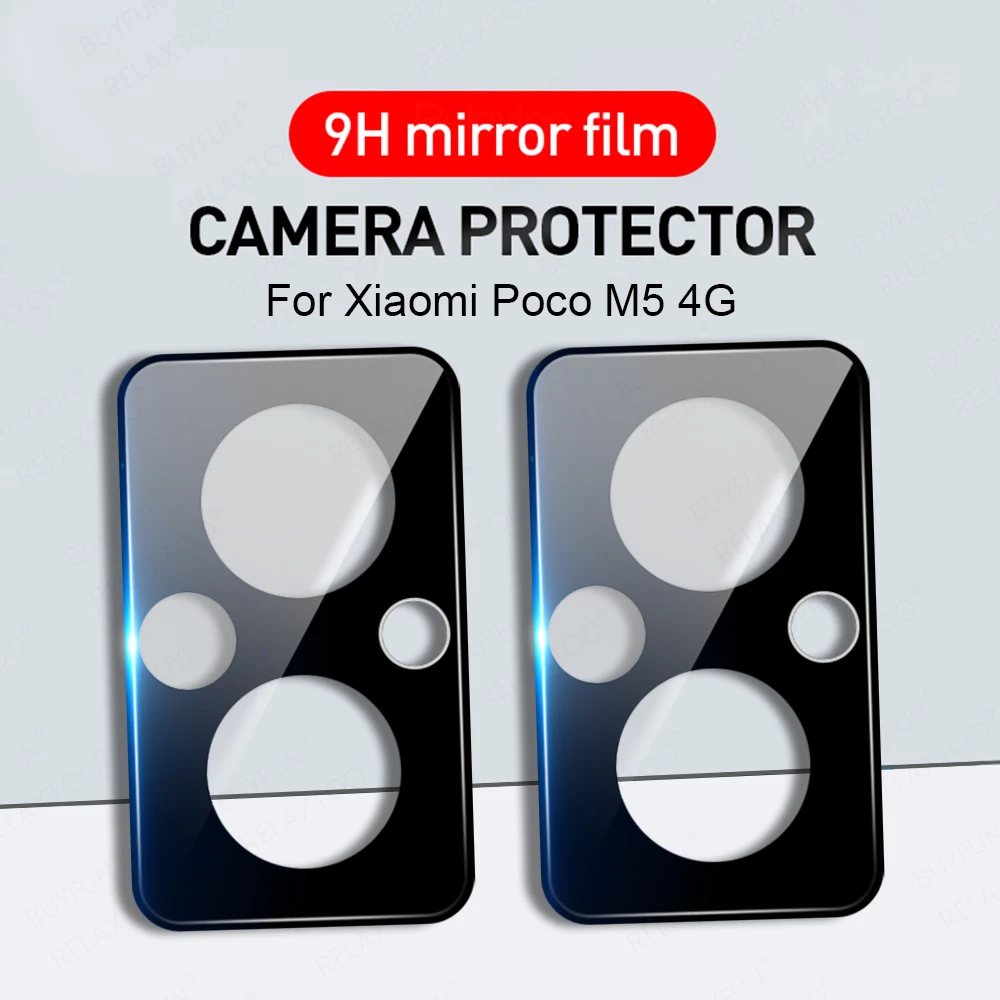 

2 шт. 9H изогнутый объектив полное покрытие Защита экрана для Xiaomi Poco M5 4G PocoM5 Pofo M 5 HD камера Закаленное стекло Защитная пленка