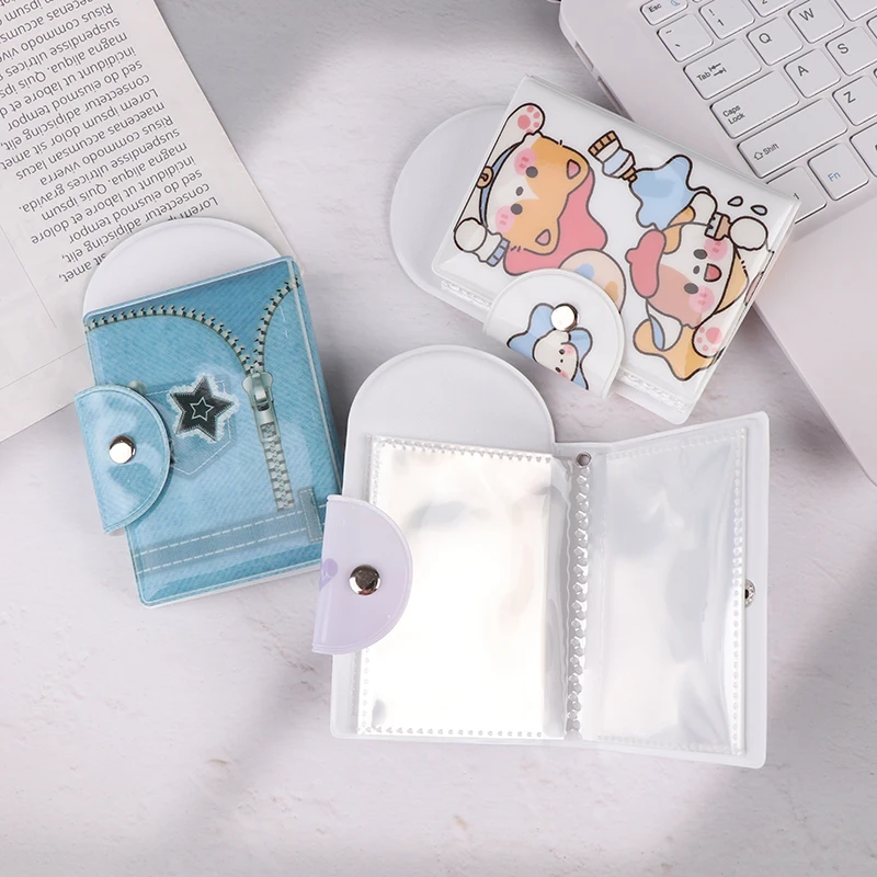 Милый фотоальбом Y2K 3-дюймовый держатель для фотокарт Idol коллекционные карты Idols