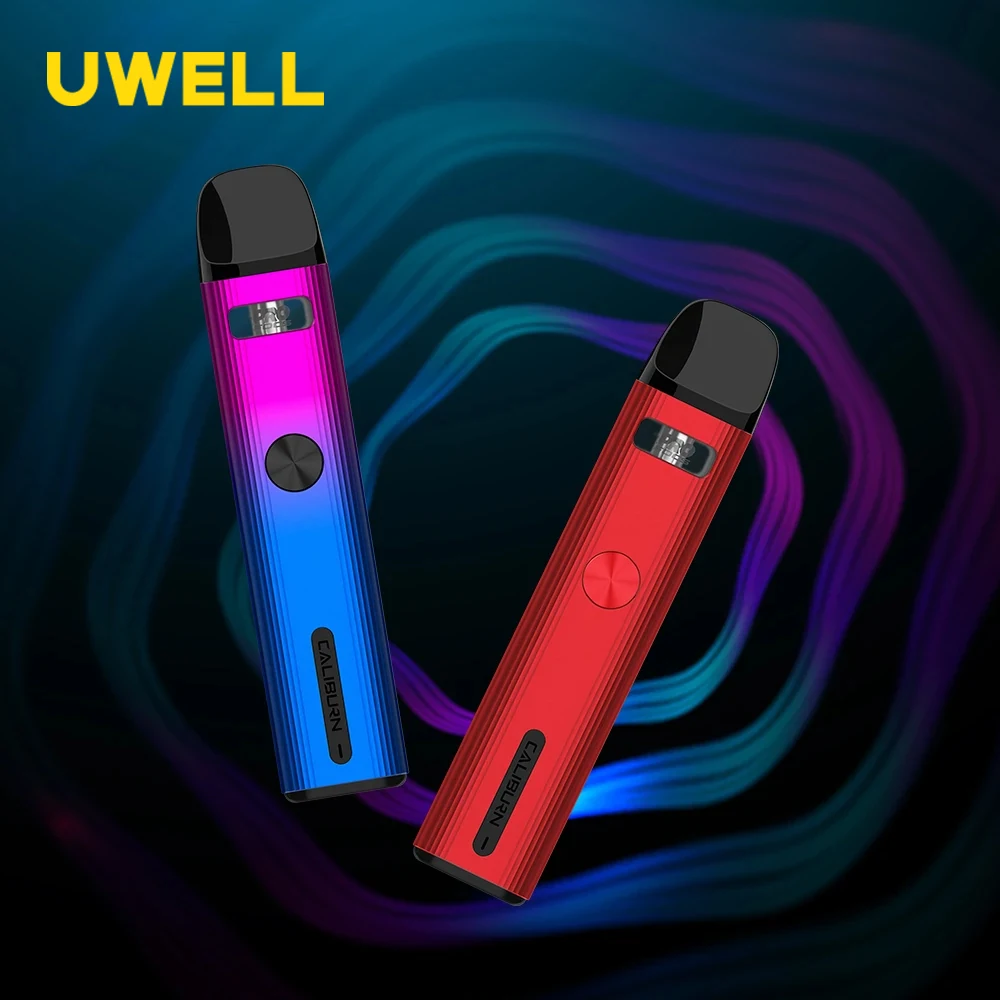 

Original Uwell Caliburn G2 Pod System Kit 2ml Pod Cartridge 750mAh Battery Fit Meshed-H 1.2ohm coil E Cigarette Vaporizer