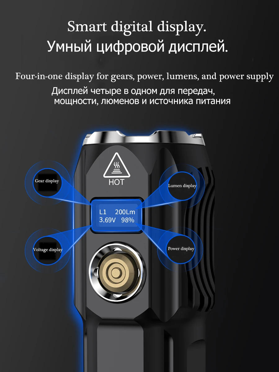 Светодиодный уличный фонарик с дистанционным управлением мощный перезаряжаемый