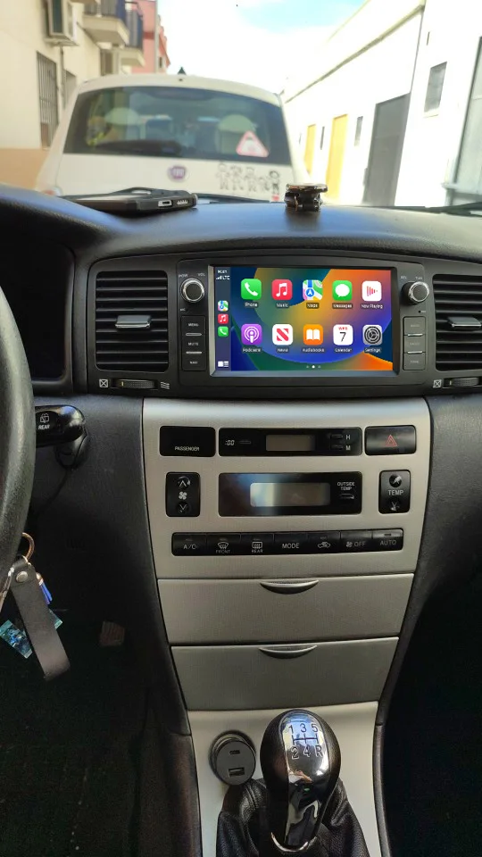 Фото CHSTEK Беспроводное автомобильное радио Carplay для Toyota Corolla E120 2000-2006 BYD F3 Мультимедиа Android 13 Навигация WIFI 4G RDS FM BT №5