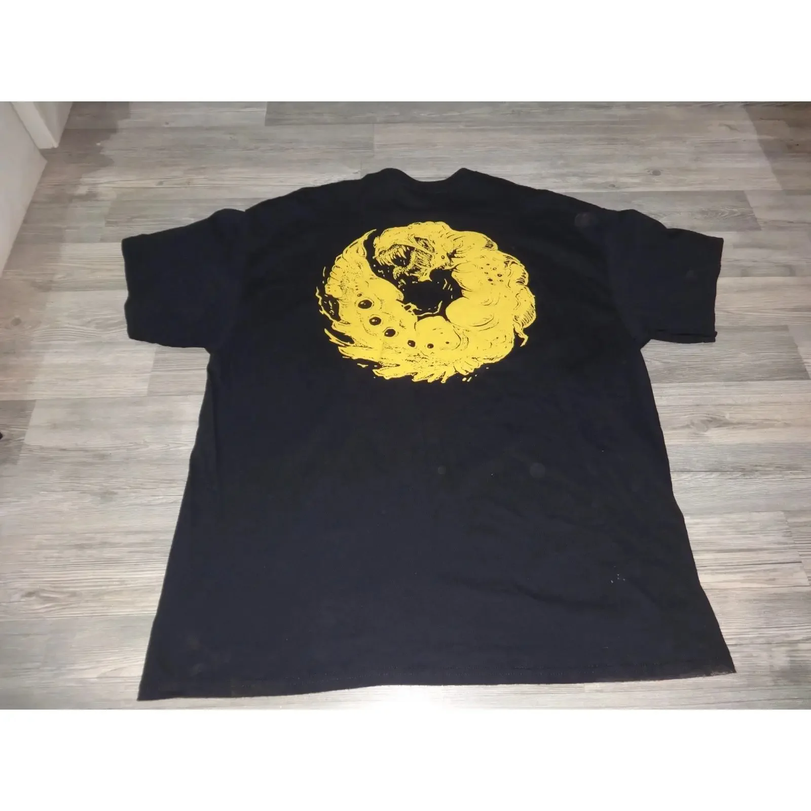 Фото Винтажная футболка Devourment Rar Unworn T Shirt Death Metal Kraanium Putrid Pile Viral Load Korpse 1, выстиранная, эластичная, универсальная №1