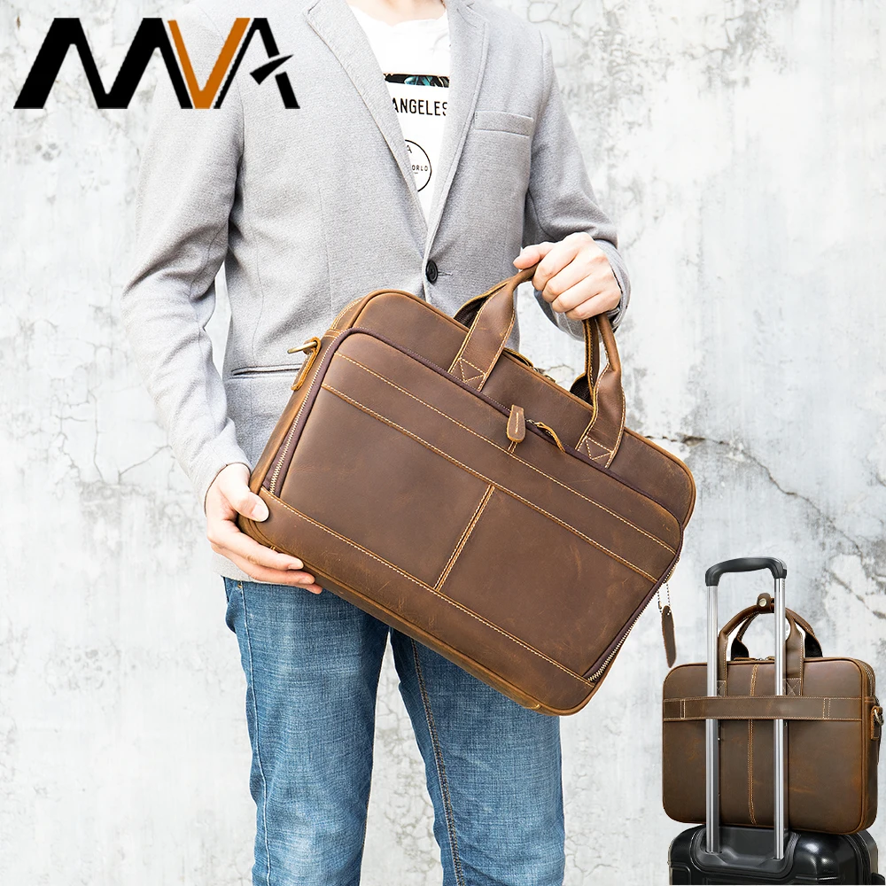 MVA Men's Shoulder Bags Briefcase For 14