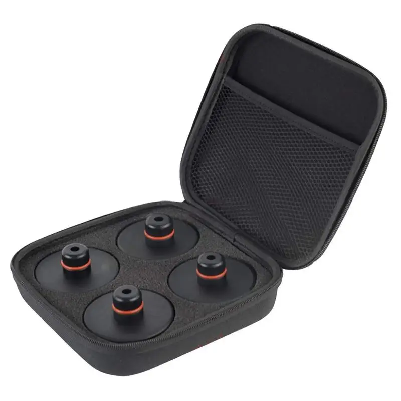 

4Pcs Car Rubber Lifting Jack Pad Adapter Tool Chassis W/ Storage Case For Tesla Model 3 Model S Model X Model Y Car Accessories