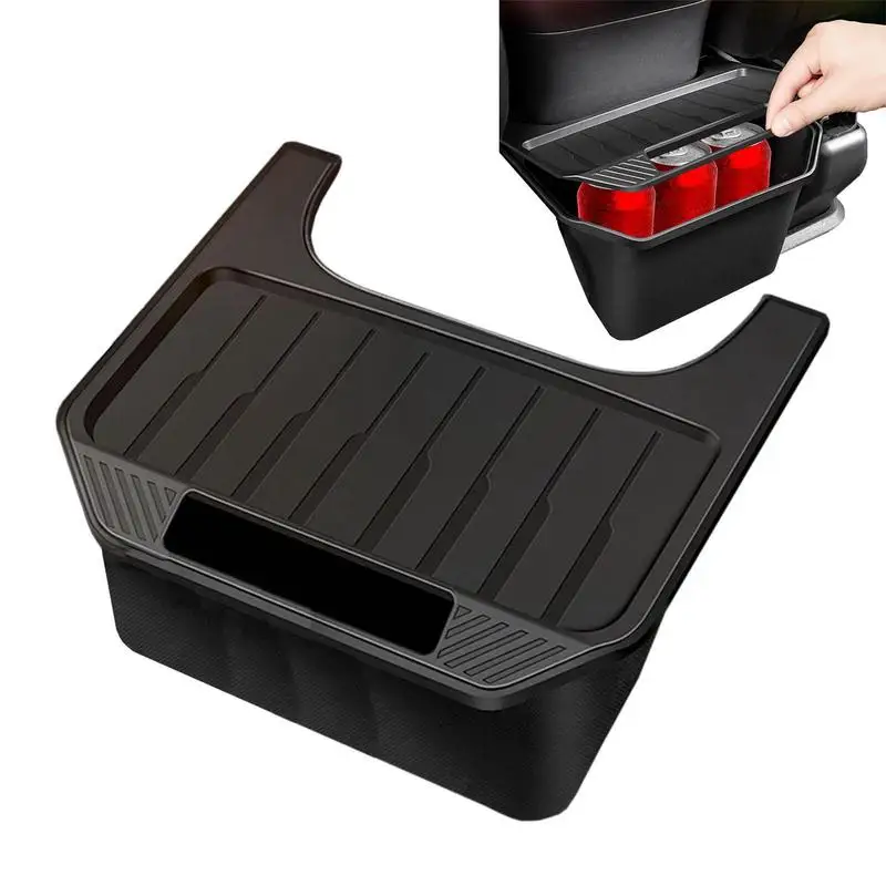 

Car Back Seat Organizer Universal Adjustable Storage Pockets Auto Center Console Tray Tablet Holder Tissue Box Container For Car