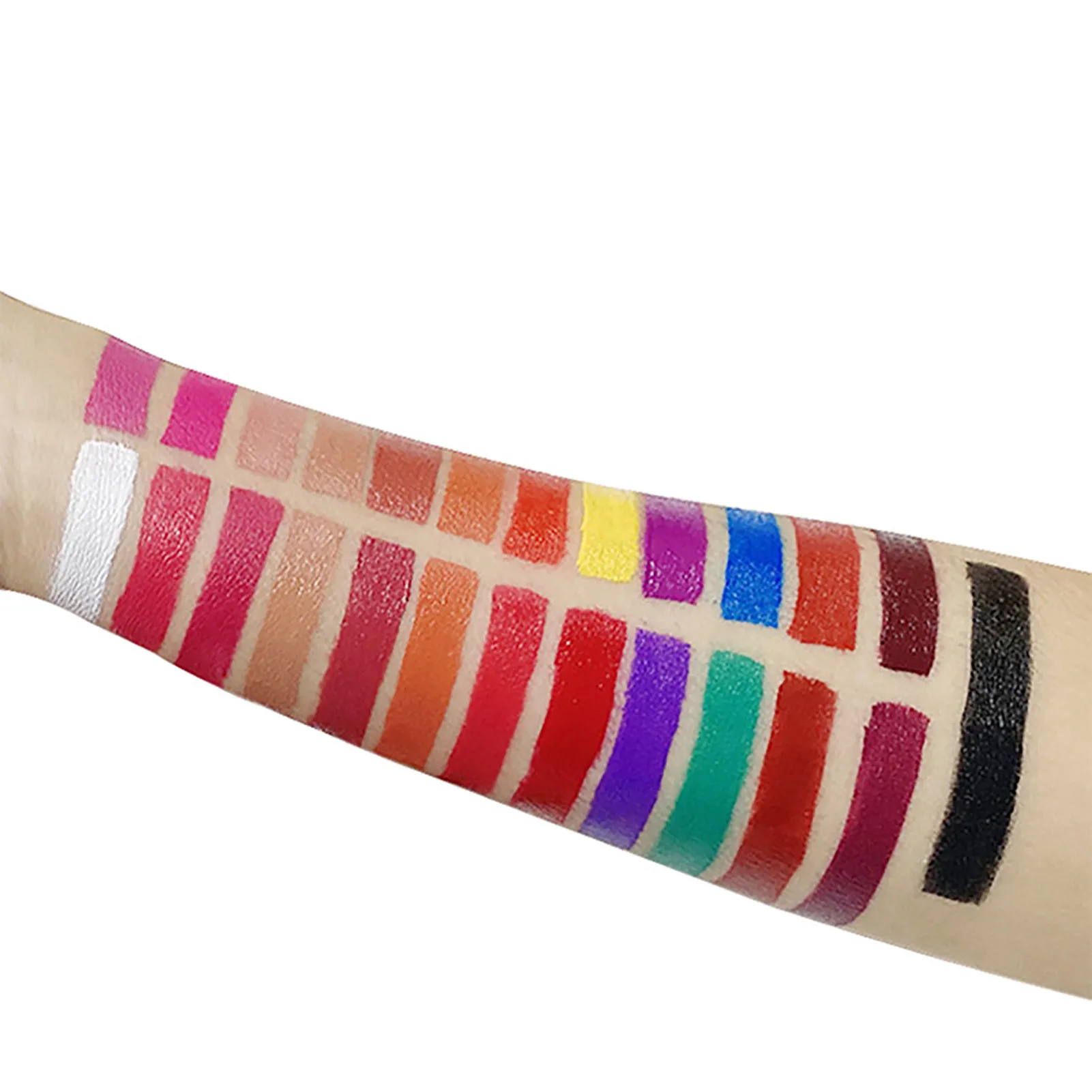 Палетка для губ 25 цветов водостойкая и увлажняющая матовая помада мягкая гладкая