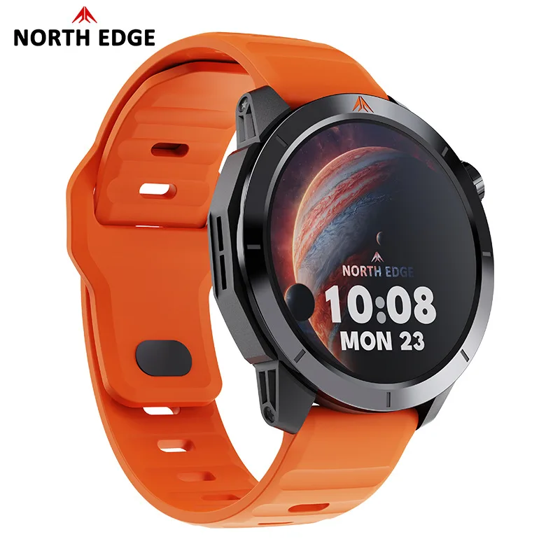 Фото НОВЫЕ СПОРТИВНЫЕ УМНЫЕ ЧАСЫ NORTH EDGE XTREK2 с GPS, AMOLED-экраном, Bluetooth-вызовами, компасом, измерением высоты, давления воздуха и функциями мониторинга здоровья №3