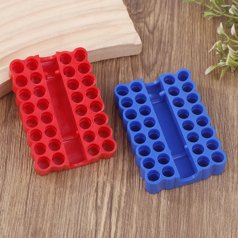 

2 шт. держатель бит 32 отверстия органайзер с шестигранным хвостовиком отвертка держатель бит дрель для хранения для коробки для хранения хвостовика 6,35 мм