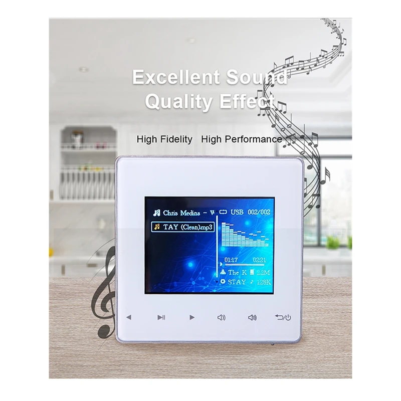 Домашний новый настенный мини-усилитель с Bluetooth 2 8 и HD экраном музыкальный центр