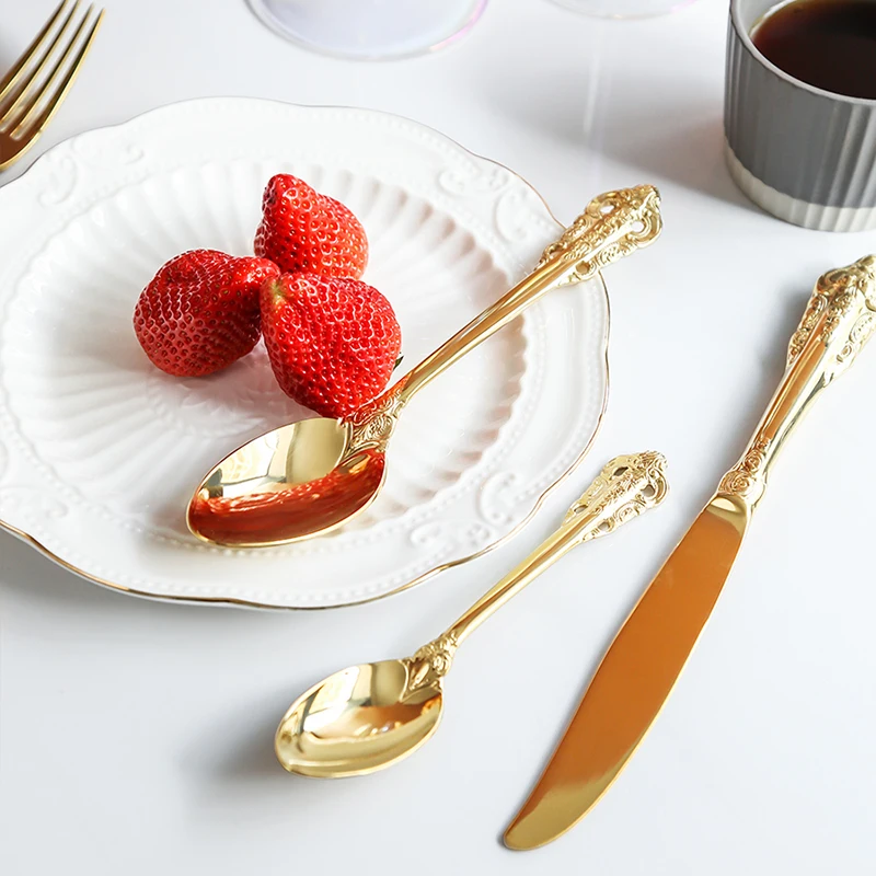Designer Italian Wedding Dessert Kitchen Spoon Dinner Knife 