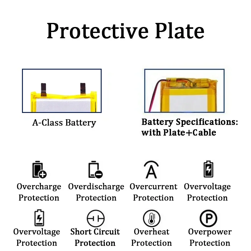 Полимерный литий-полимерный аккумулятор 3.7V 803450 1500mAh с разъемом PH 2.0мм для MP3, DVD, планшетов, камер, GPS, ноутбуков, Bluetooth (art.: 3920d80023fcf) - 3920d80023fcf