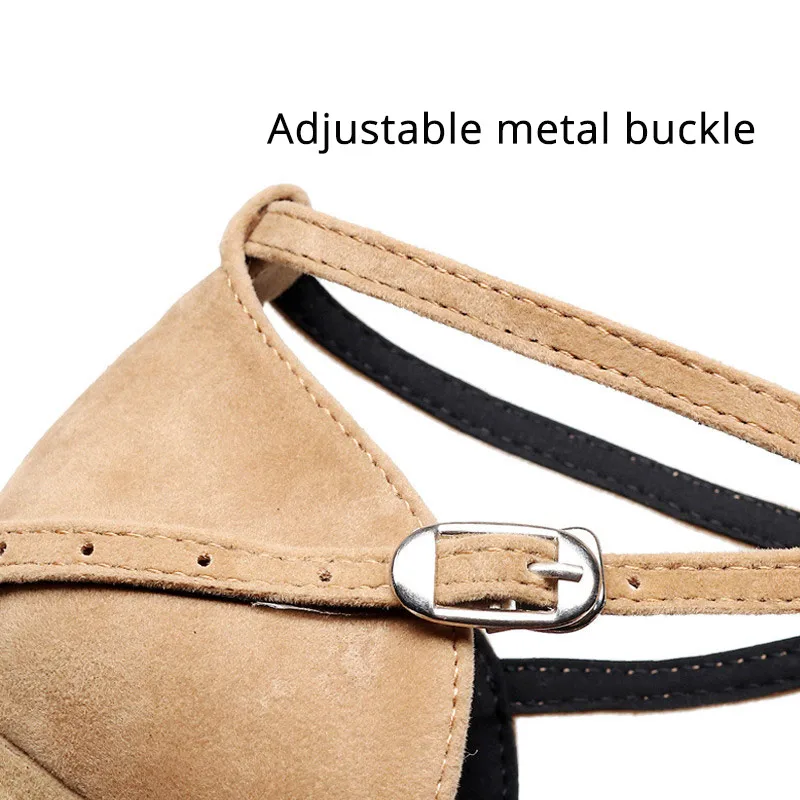 Latin Dance Shoes Women Salsa Closed Toe High Heels 5cm Ballroom Tango Dancing Shoes Woman Girls Sandals Size 33-43 Customized