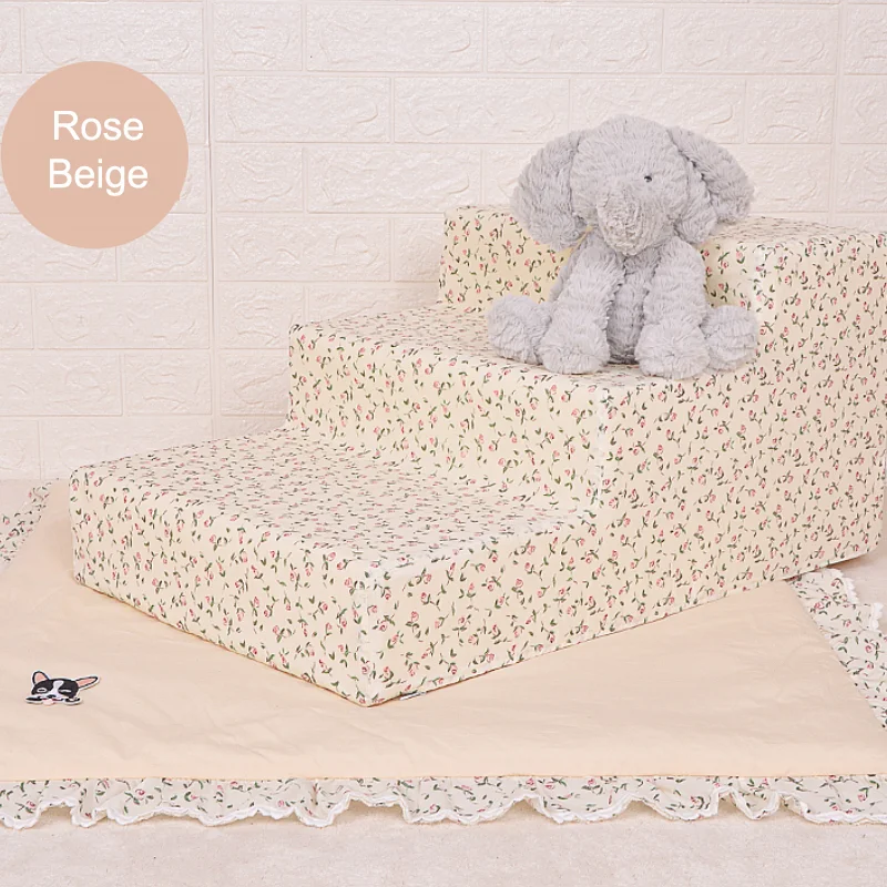 Лестница для собак лестница с 3 ступеньками маленьких и кошек нескользящая