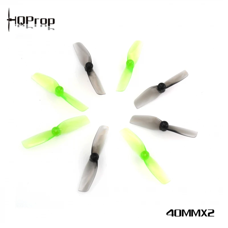 

10 пар (10CW + CCW) HQPROP 40MMX2 40 мм 2 Лопасти PC Micro Whoop Propeller для RC FPV Freestyle Tinywhoop Drones 75 мм Moblite7