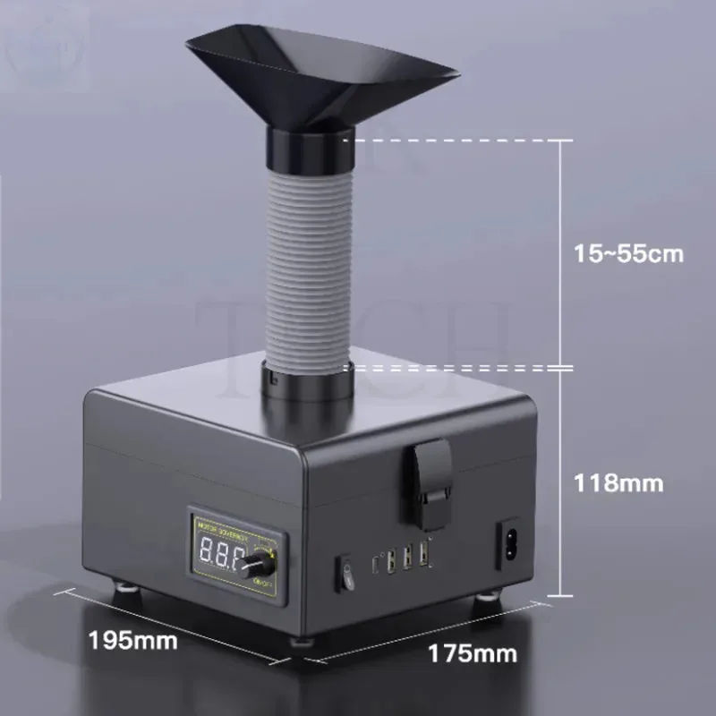 Профессиональный паяльник 110 В 220 ESD поглотитель дыма 4-слойный воздушный фильтр