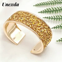 unexda luxury designer bracelet for women jewelry accessories natural diamond gold plated bracelet gothic jewelry cuff bracelets