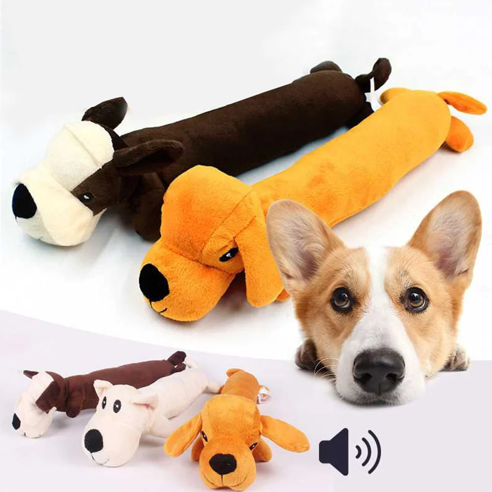 

1PC Plush Squeaky Pet Dog Toys for Small Large Dogs Chew Squeak Puppy Big Dog Stuff Toy Pets Products