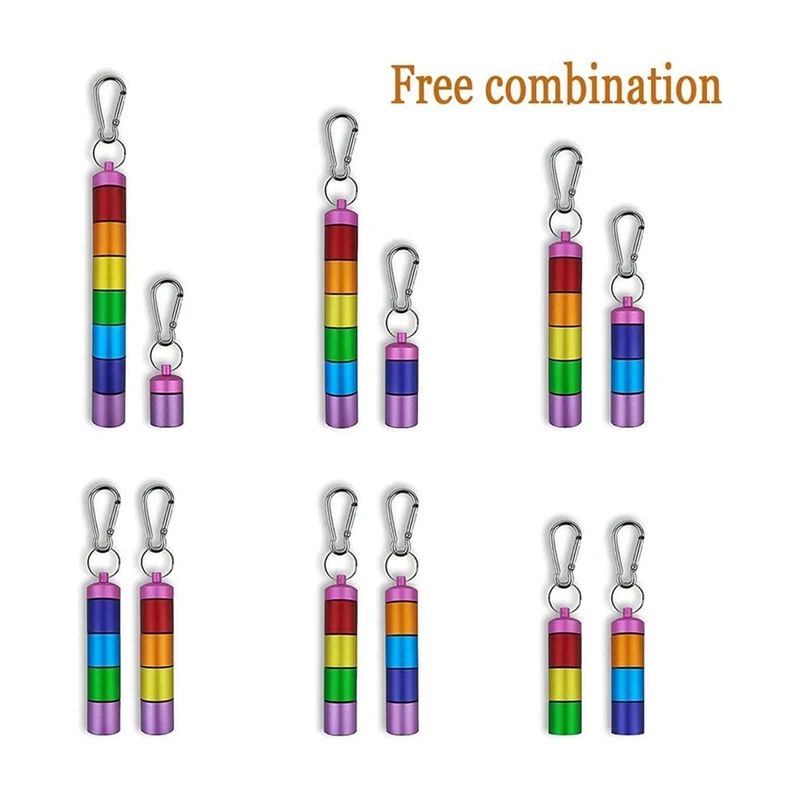 Коробка для таблеток брелок держатель водонепроницаемый 7-дневный еженедельный