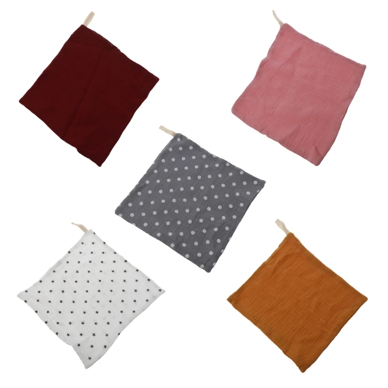 

5x Face Towels for Wash Wipes Bath Towel Burp Cloths Baby Girl Boy Registry Gift