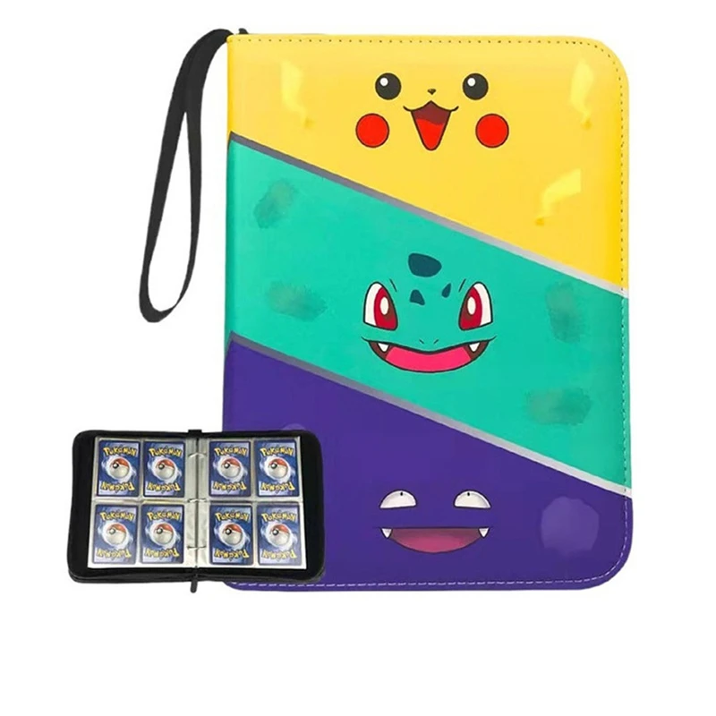 

Pokémon Card Can Hold 200 Card Holder Photo Album Box Gx English Card Holder Suitable Card Holder Game Card Book for Kids Gift