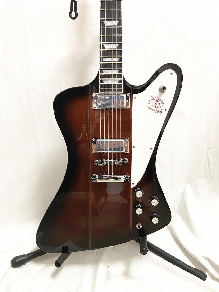 

Классическая красная 6-струнная электрическая гитара под заказ, красное дерево, ксилофон для тела из красного дерева, роза, бесплатная доставка