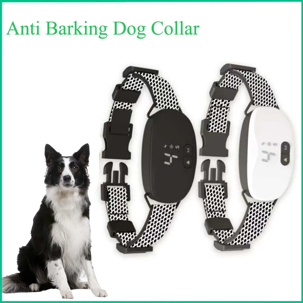 

Automatic Anti Barking Dog Collar USB Rechargeable Bark Stopper Effective Stop Barking Device IP67 Waterproof Collar for Dogs