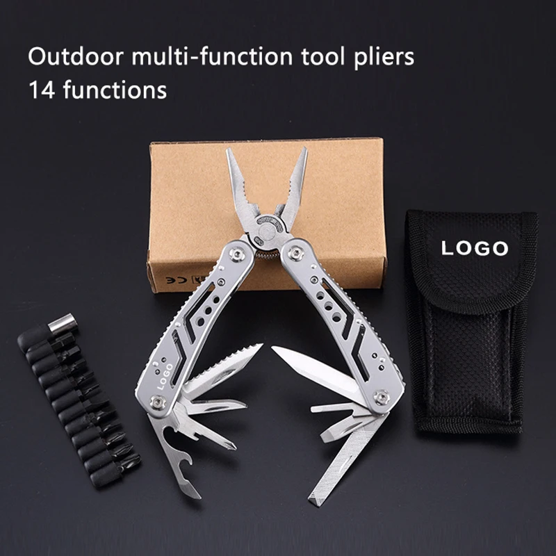 13 functions EDC Tactical Tool Multitool pliers outdoor camping stainless steel mini combination knife pliers Outdoor Camping