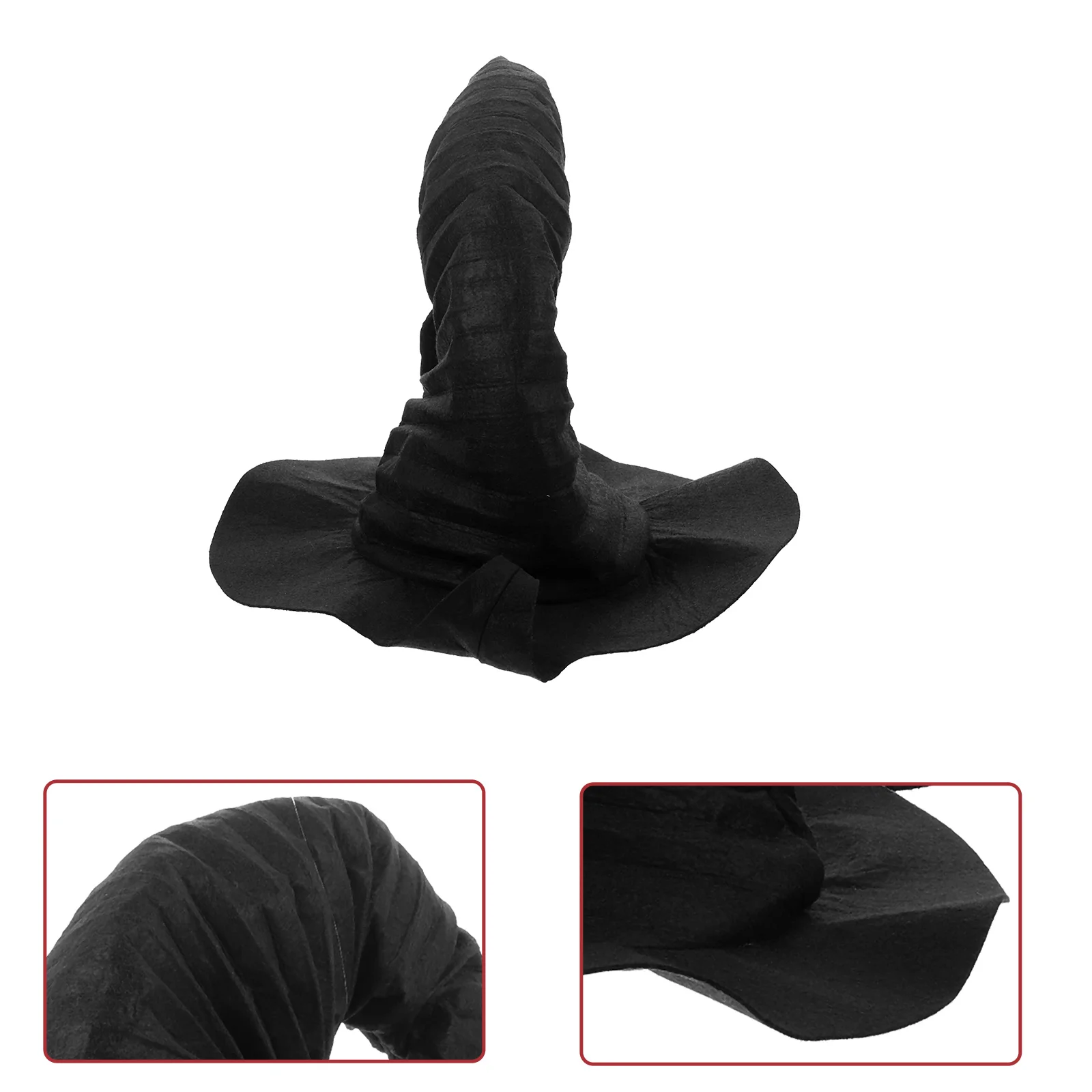 

Witch Hatcostume Hats Wizard Party Accessoriescap Black Capsdecor Accessory Cosplay Headbands Hair Adultup Dress Decoration