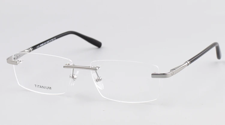 Оправа для очков без оправы из титана мужчин и женщин